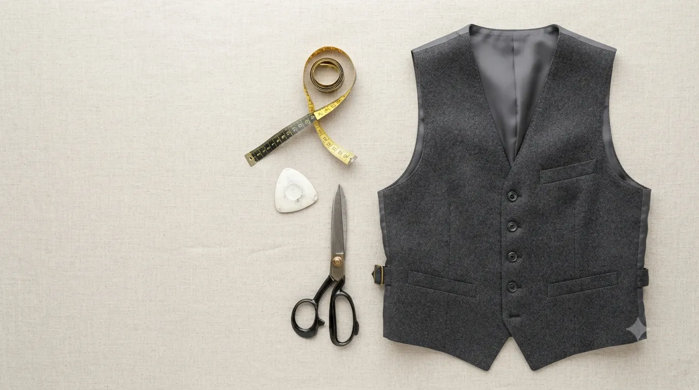 waistcoat cutting measurement chart